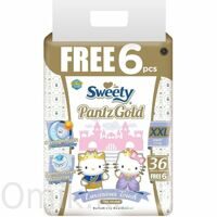 Трусики Sweety Pantz Gold размер XXL 17–25 кг 36+6 шт